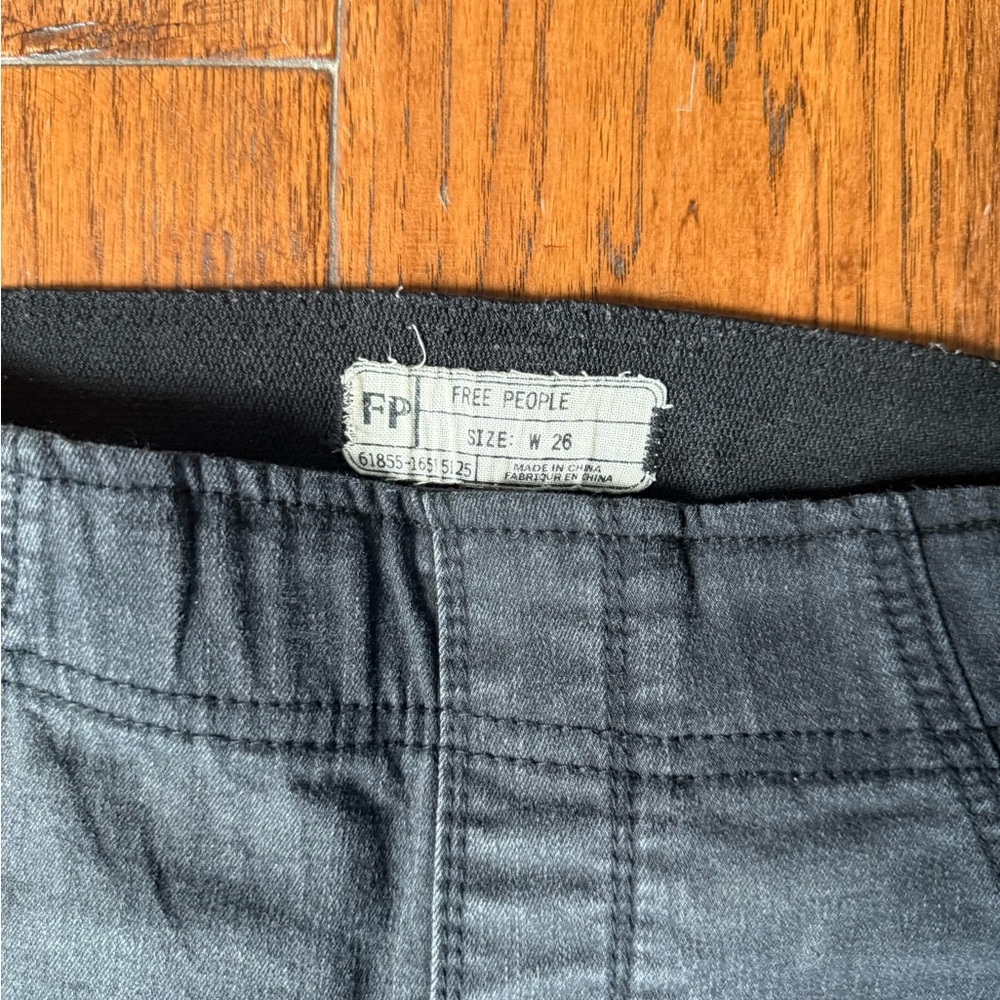 Free People Charcoal Denim Jeans